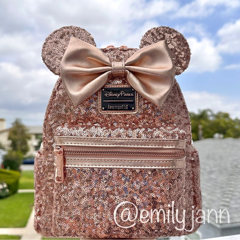 Minnie Mouse♠️Sequin Backpack